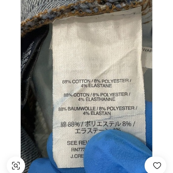 J. Crew Blue Skinny Toothpick Jeans - Picture 3 of 10